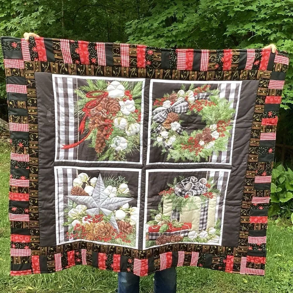 NWT. Hand Crafted from all new 100% cotton fabrics in a smoke free home.